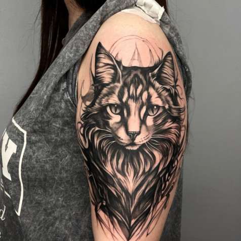 Тату "Кот"